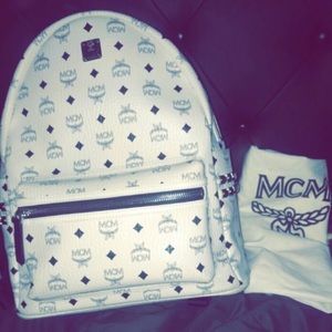 Medium mcm backpack,no tags or receipt
